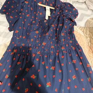 Anthropologie strawberry dress